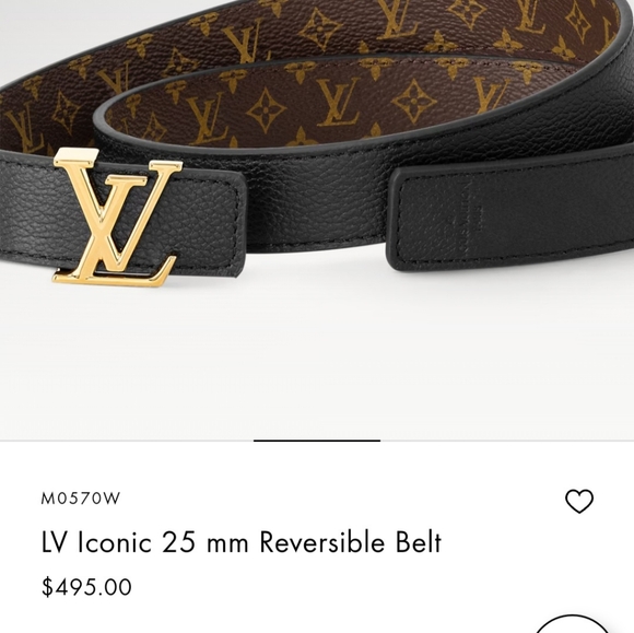 Louis Vuitton LV Iconic 25 mm Reversible Belt - Picture 4 of 6